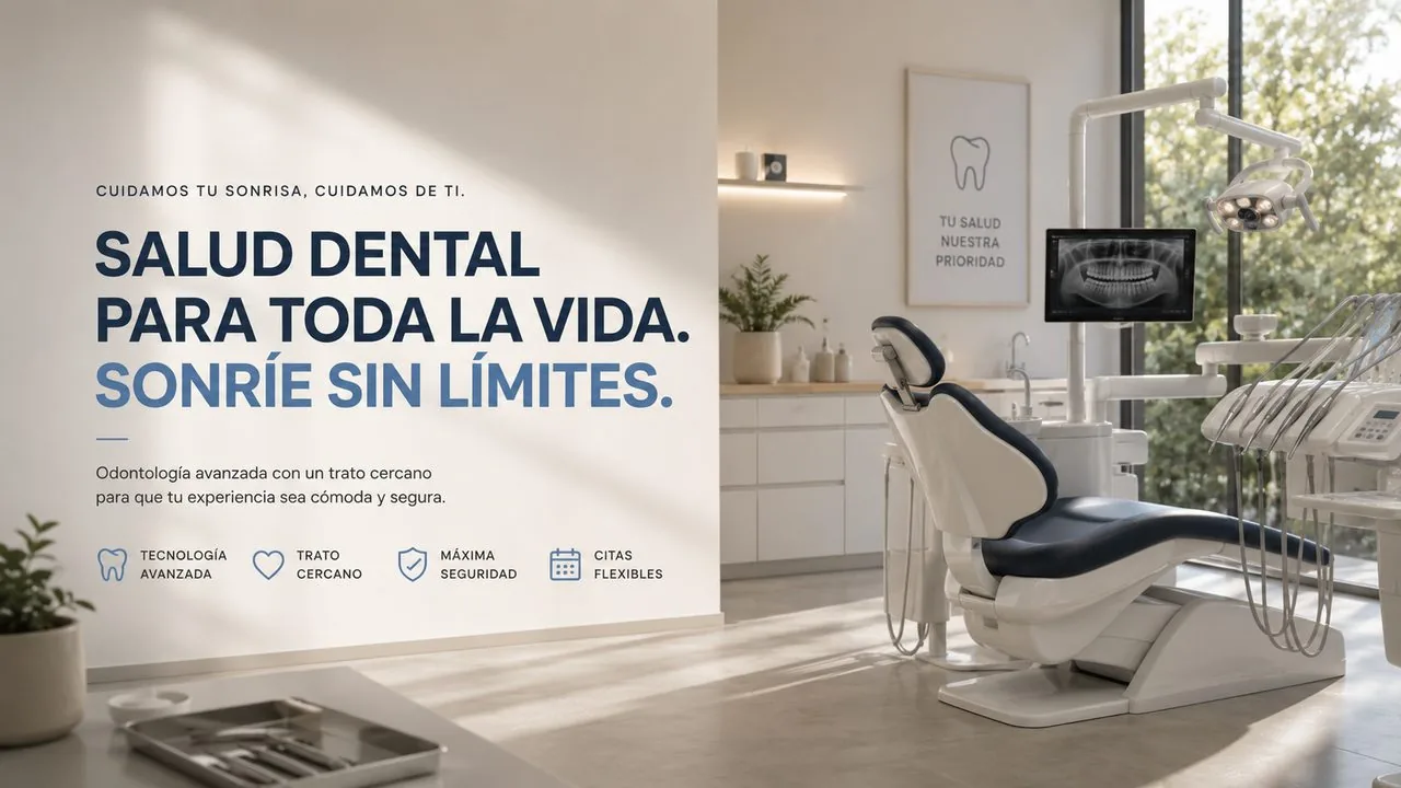 Ejemplo de web para una clínica dental