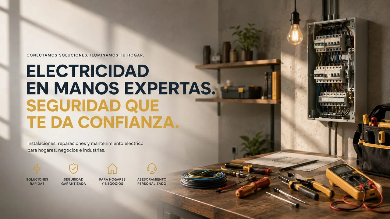 Ejemplo de web para un electricista